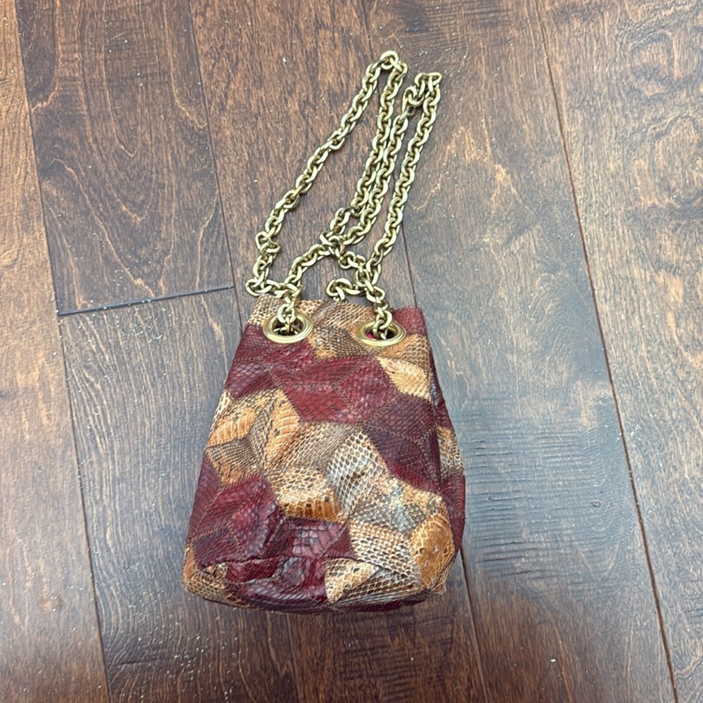 Delphine DELAFON Patchwork Python Bucket Bag - image 6